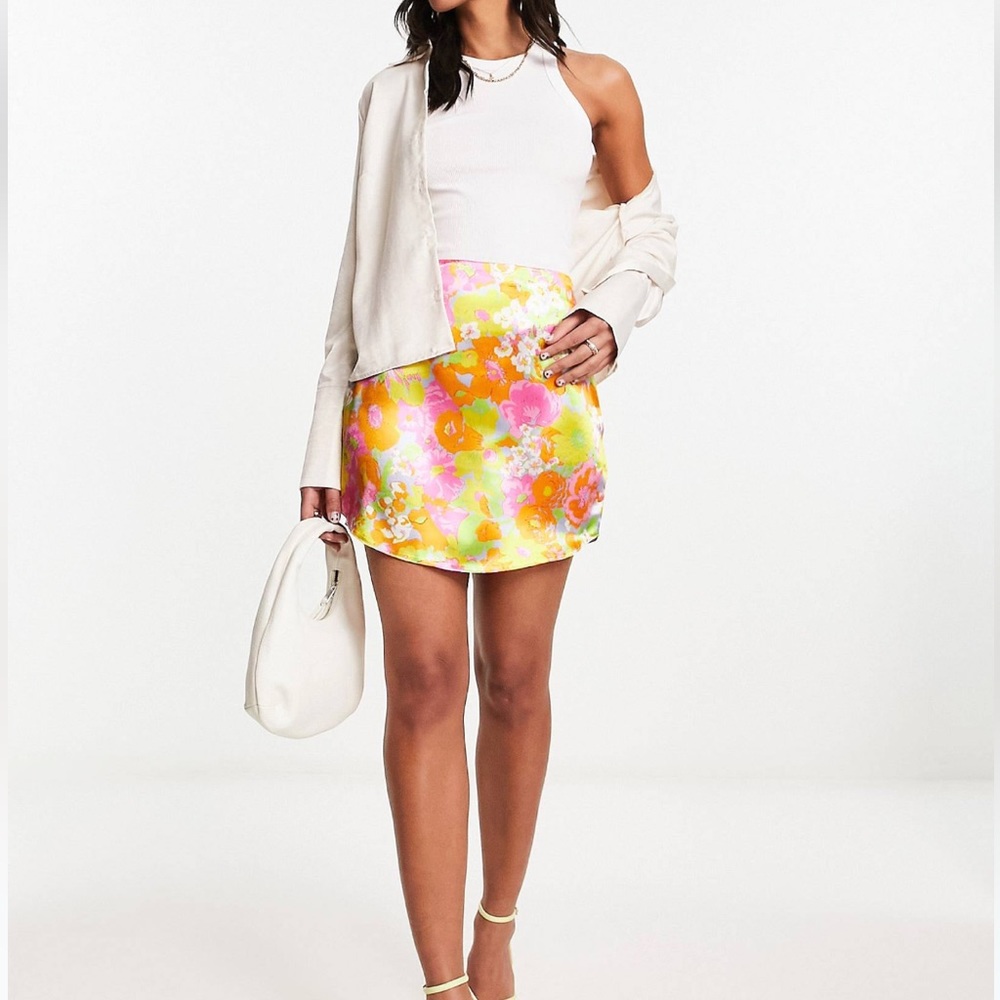 ASOS floral skirt